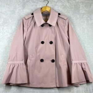BCBG Bell sleeve trench coat